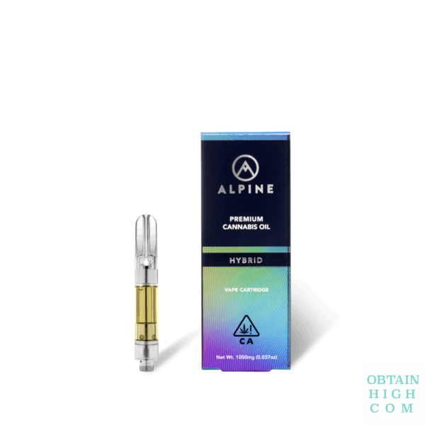 White Runtz Hybrid THC Cartridge by Alpine Vapor 2